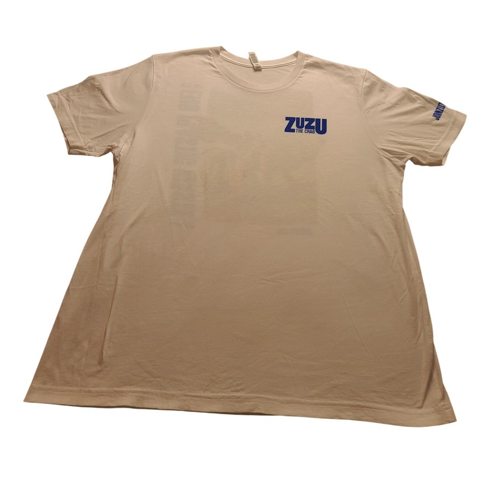 Bella Canvas Zuzu The Crab End Plastic Waste Graphic T-Shirt White XL Men's
